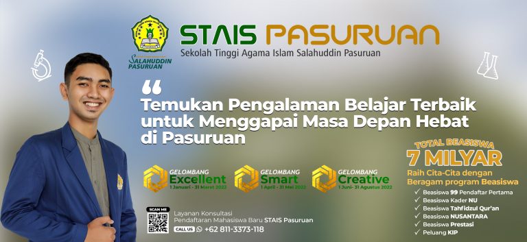 Informasi Beasiswa Penerimaan Mahasiswa Baru STAI Salahuddin Pasuruan Tahun 2022/2023
